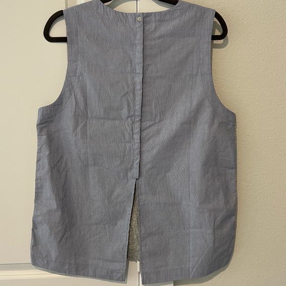 Banana Republic Sleeveless Poplin Back Top - Picture 4 of 7